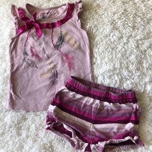 Gap girls tank and shorts outfit
